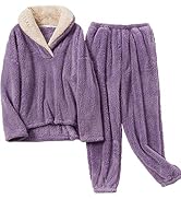 Amazon.com: Fenclushy Women's Fluffy Loungewear Sleepwear Lounge